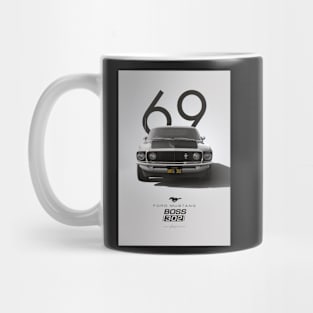 Special Edition Ford Mustang Boss 302 Artwork Mug